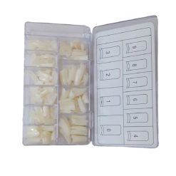 تیپ ناخن 500 عددی رنگ شیری