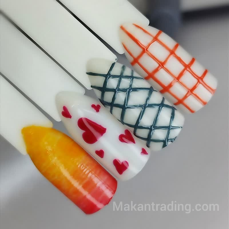 آموزش طراحی ناخن با قلم