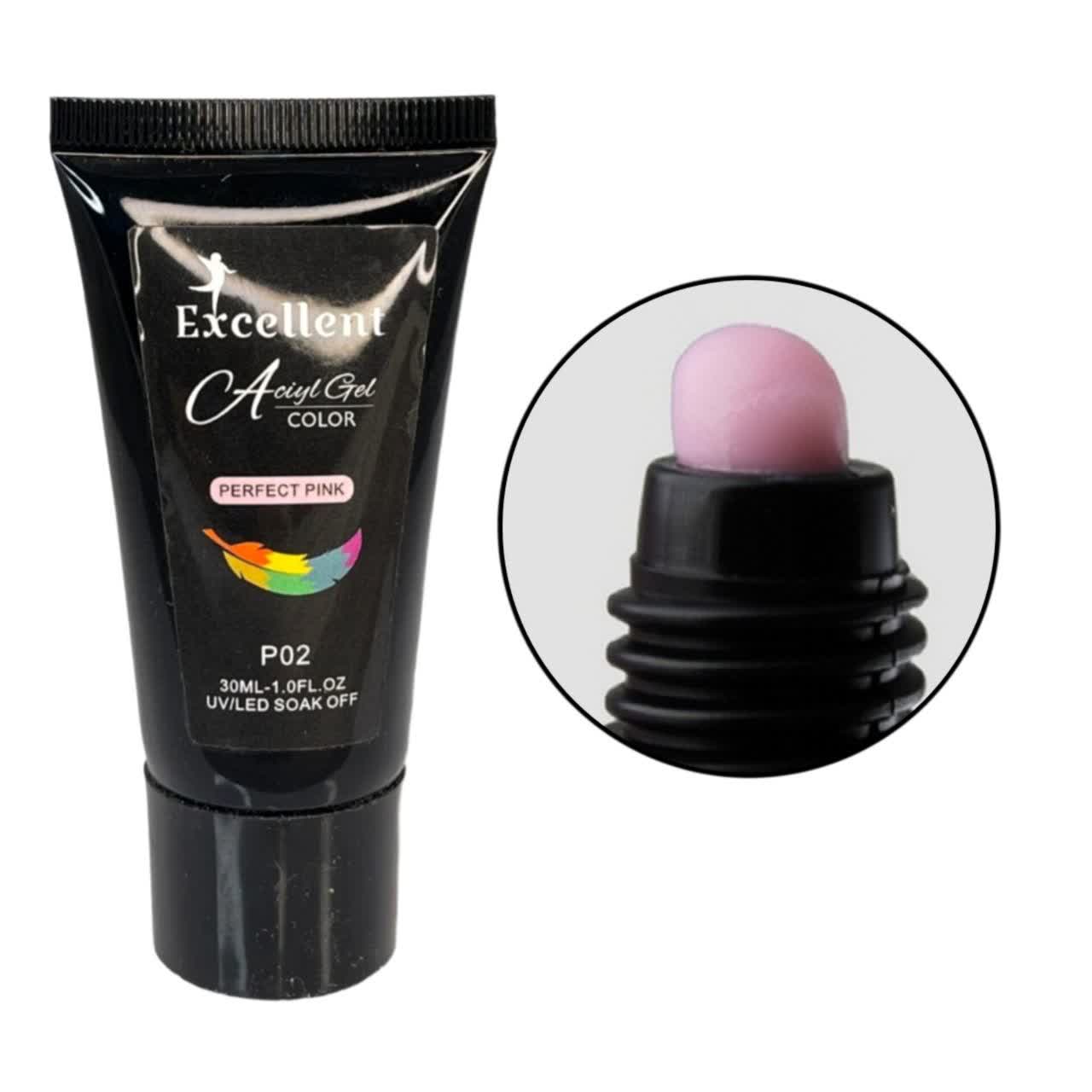 00101315-02-1 پلی ژل 30 میل کد 02 (رنگ صورتی ملایم)