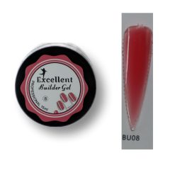 بیلدرژل 15 میل کد 08 رنگ قرمز روشن