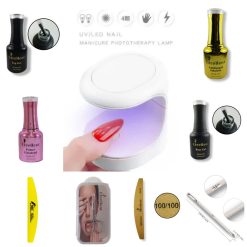 پکیج لوازم ژل پولیش (ژلیش ناخن) در منزل