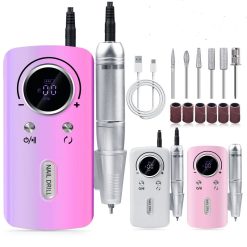 سوهان برقی شارژی مدل V1 برند نیل دریل Nail Drill - Image 5