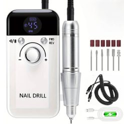 سوهان برقی شارژی مدل V6 برند نیل دریل Nail Drill